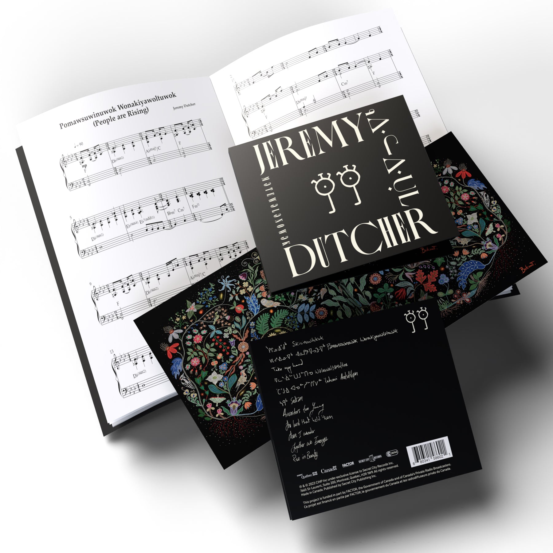 CD + Sheet Music Book Bundle - Motewolonuwok + Songbook ⁃ Volume 1
